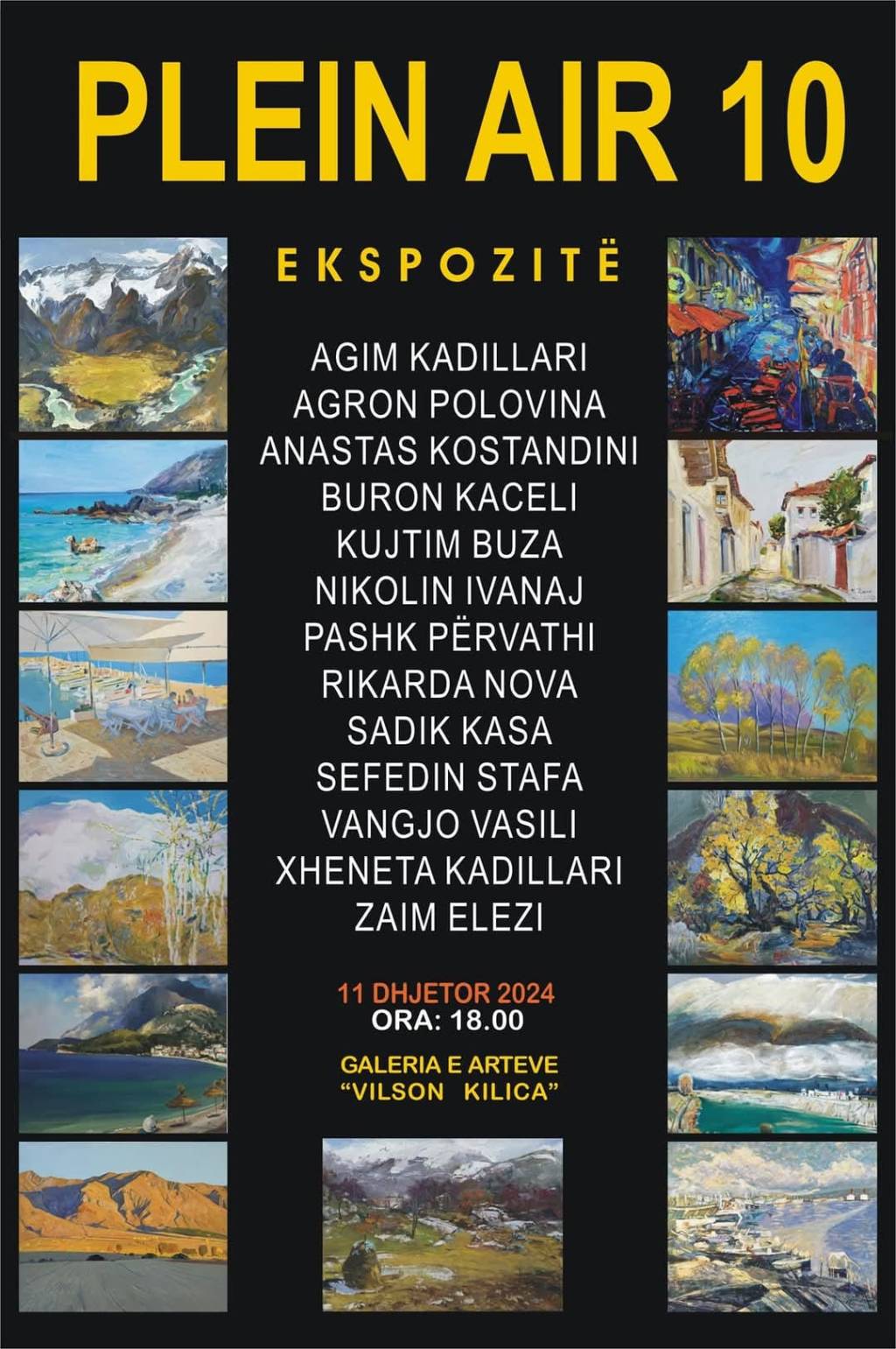 Ne Fier prane galerise  Hapja e ekspozitës “Plein Air&nbsp;10”
