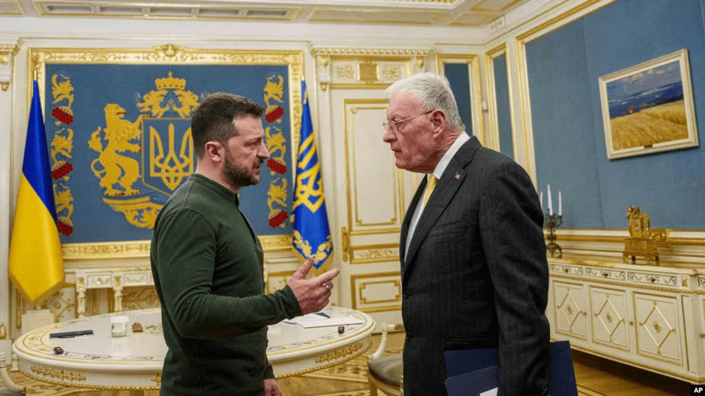 Kiev, Kellogg takim me Zelenskin, anulohet konferenca e përbashkët për&nbsp;shtyp