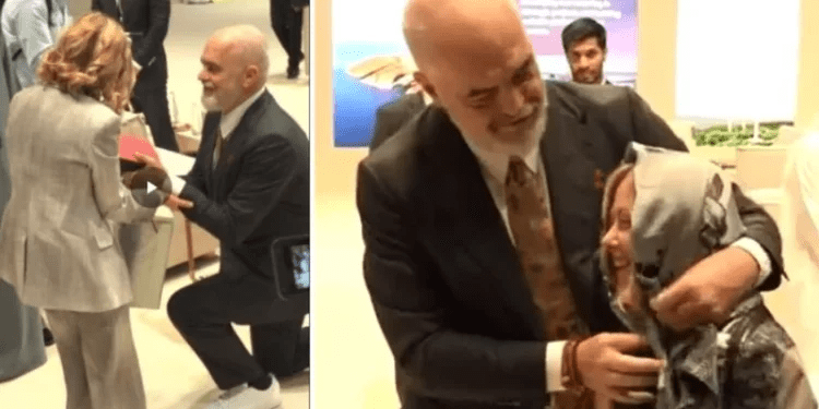 Meloni nxjerr në ankand shallin që i dhuroi Edi&nbsp;Rama