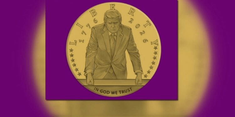 Miratohet monedha e floririt 24 karat me fytyrën e Trump