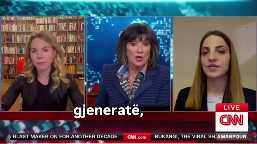 Deputetja që u largua nga PS, Marjana Koçeku përballë Amanpour në CNN